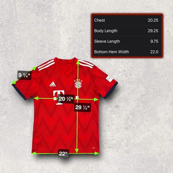 ★ Adidas FB Bayern Munich Red Home Jersey 2018 - 2019 ★ - Picture 7 of 9